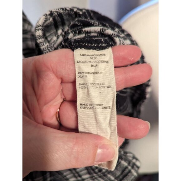 Woolrich Shirt Mens XL Trout Run Flannel Button Down Blue Plaid Cotton Outdoor - Picture 8 of 13